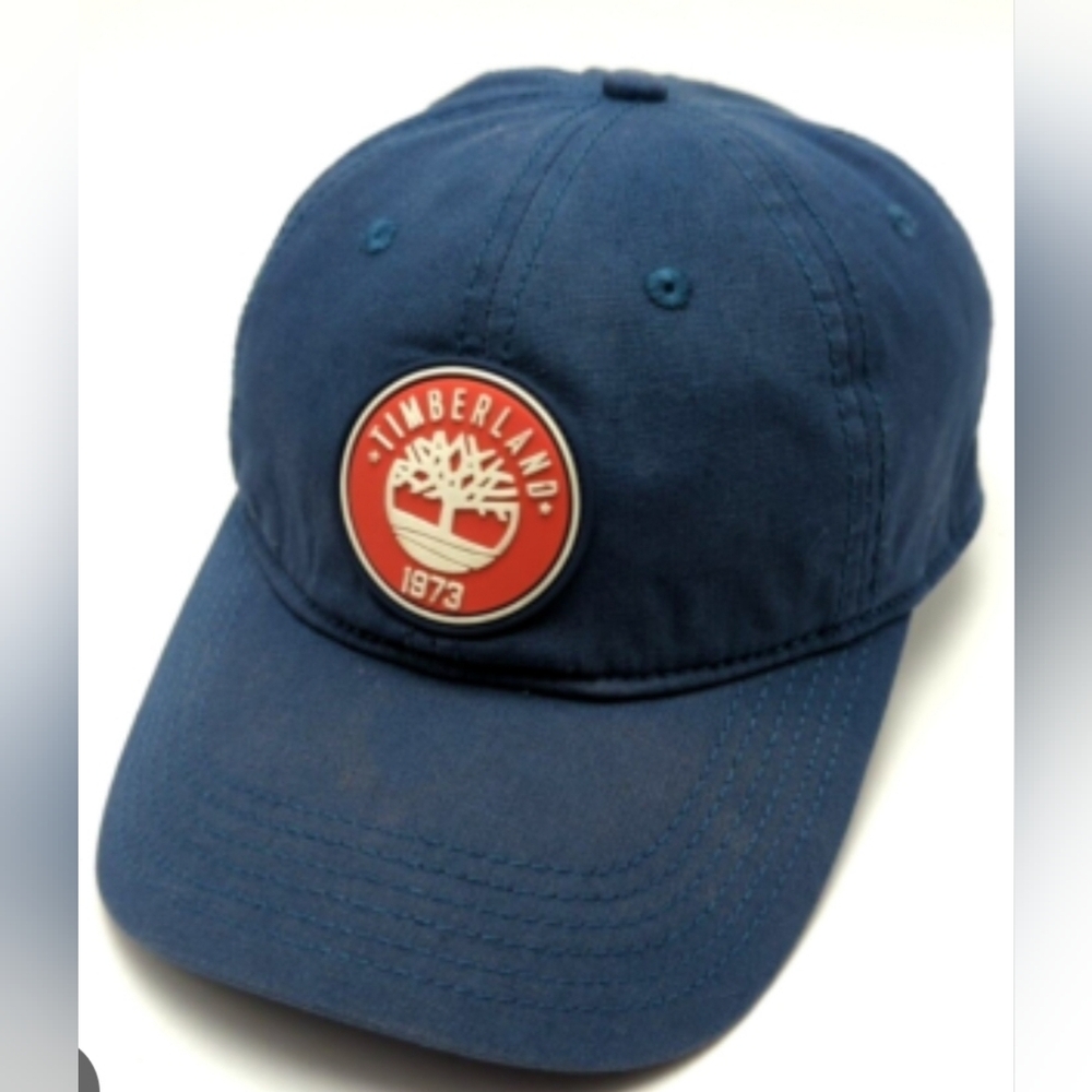 Timberland Blue Cap with Red Logo‎
